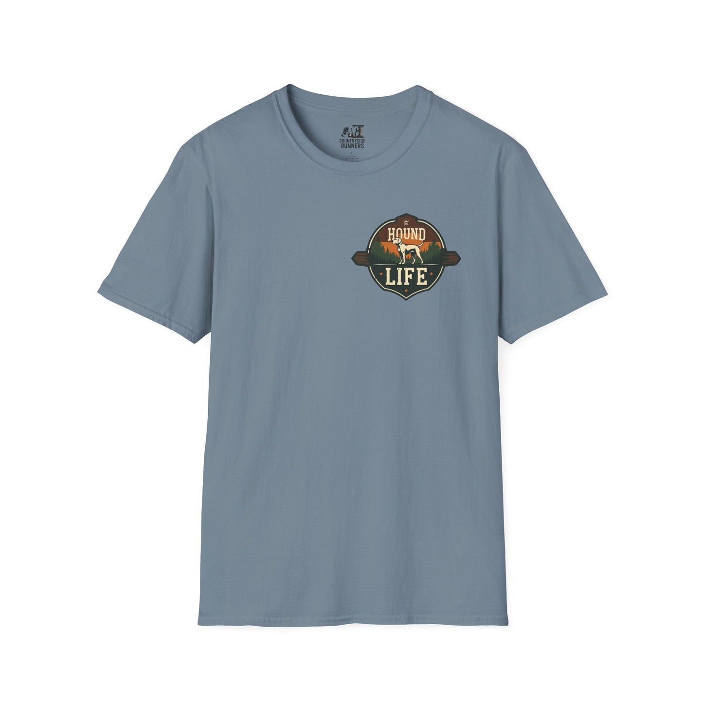 Countryside Runners Unisex Softstyle T-Shirt | Dog Lover Gift, Outdoor Activity Tee, Casual Wear, Pet Enthusiast Shirt, Nature Lover Apparel