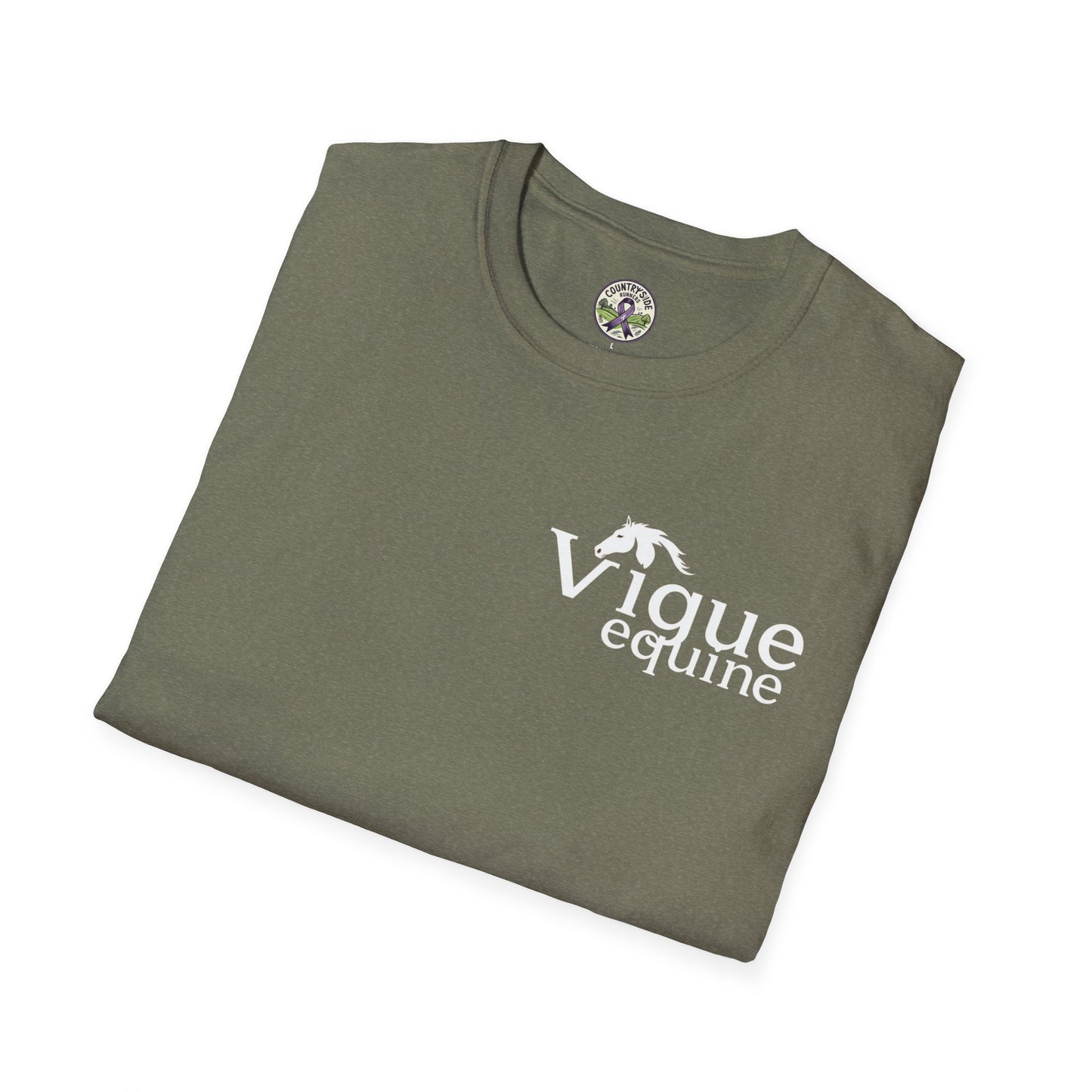 Vigue Equine LLC Merch for Countryside Runners- soft style t-shirt