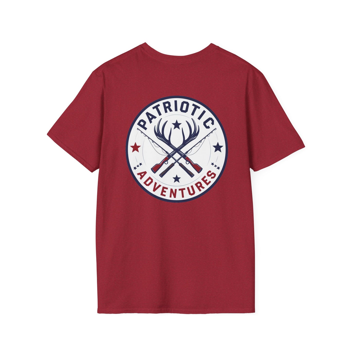 Patriotic Adventures T-Shirt | Outdoor Enthusiast Gear, Camping Tee, Hunting Apparel, Gift for Dads, Summer Adventure Wear