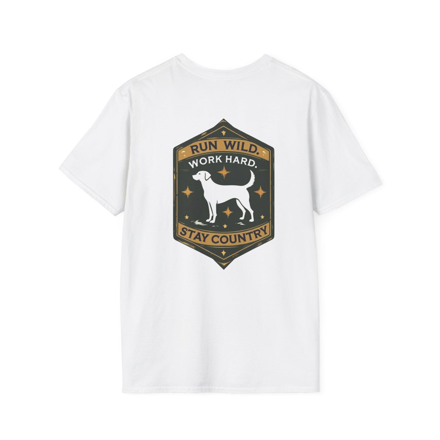 Country Dog T-Shirt, Casual Tee, Gift for Dog Lovers, Pet Owner Apparel, Farmhouse Style, Outdoor Adventure Clothing
