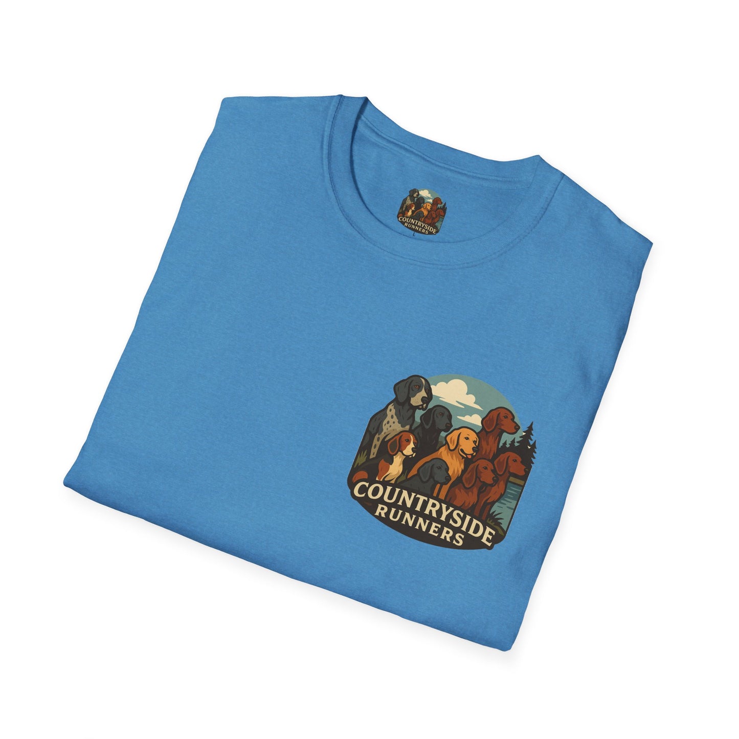 Dog Runners T-Shirt, Perfect Gift for Hunters, Outdoor Enthusiasts, Casual Wear, Wildlife Lovers, Adventure Apparel