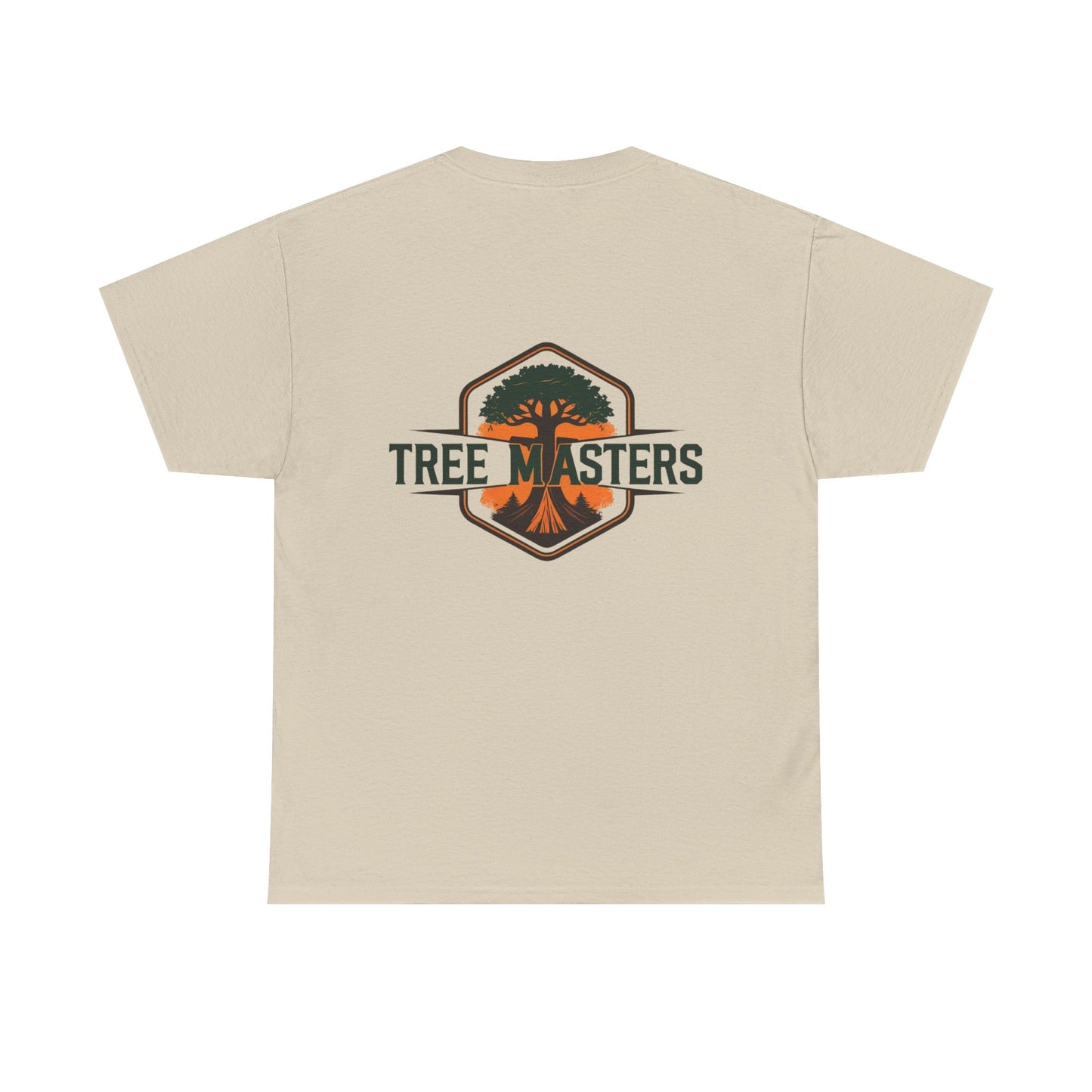 Blue collar line- Tree Masters Unisex Heavy Cotton Tee | Nature Lover Shirt, Camping Tee, Outdoor Enthusiast Gear, Adventure Gift, Eco-Friendly Fashion