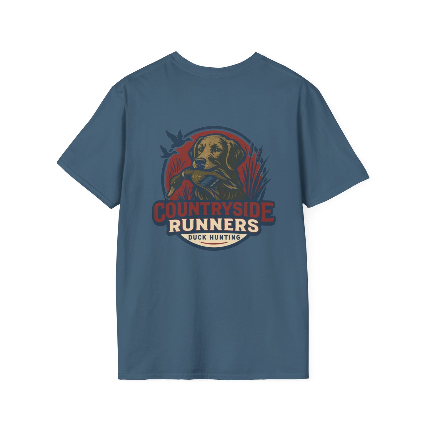 Duck Hunting Runners T-Shirt, Perfect Gift for Hunters, Outdoor Enthusiasts, Casual Wear, Wildlife Lovers, Adventure Apparel