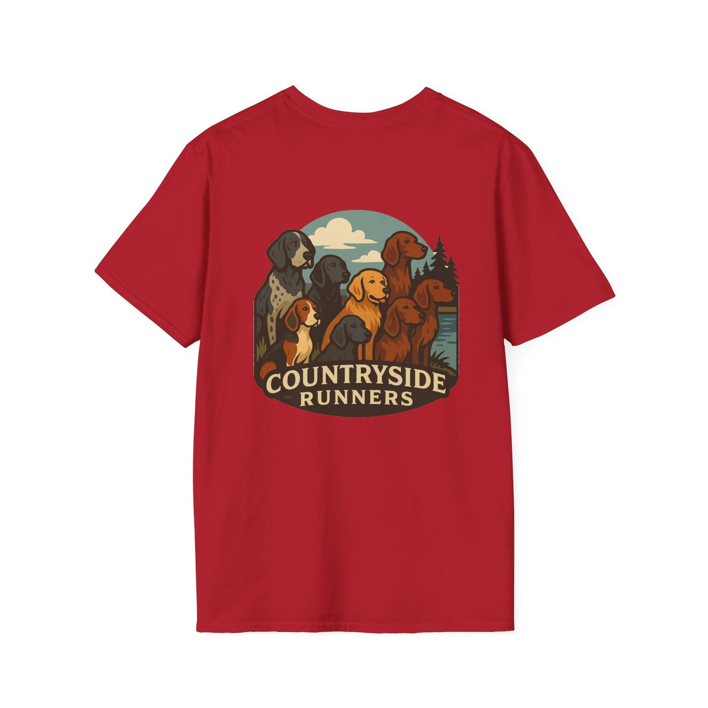 Dog Runners T-Shirt, Perfect Gift for Hunters, Outdoor Enthusiasts, Casual Wear, Wildlife Lovers, Adventure Apparel