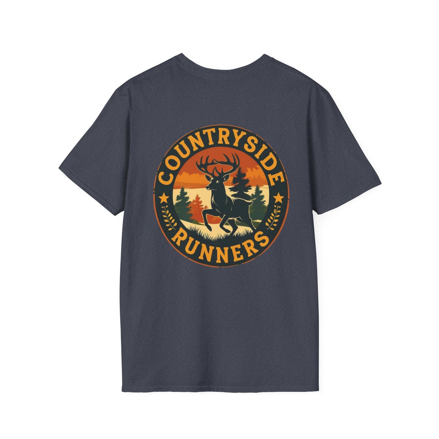 Countryside Runners Unisex Softstyle T-Shirt, Comfortable Graphic Tee, Perfect for Runners, Outdoor Lovers, Gift for Him/Her, Casual Wear