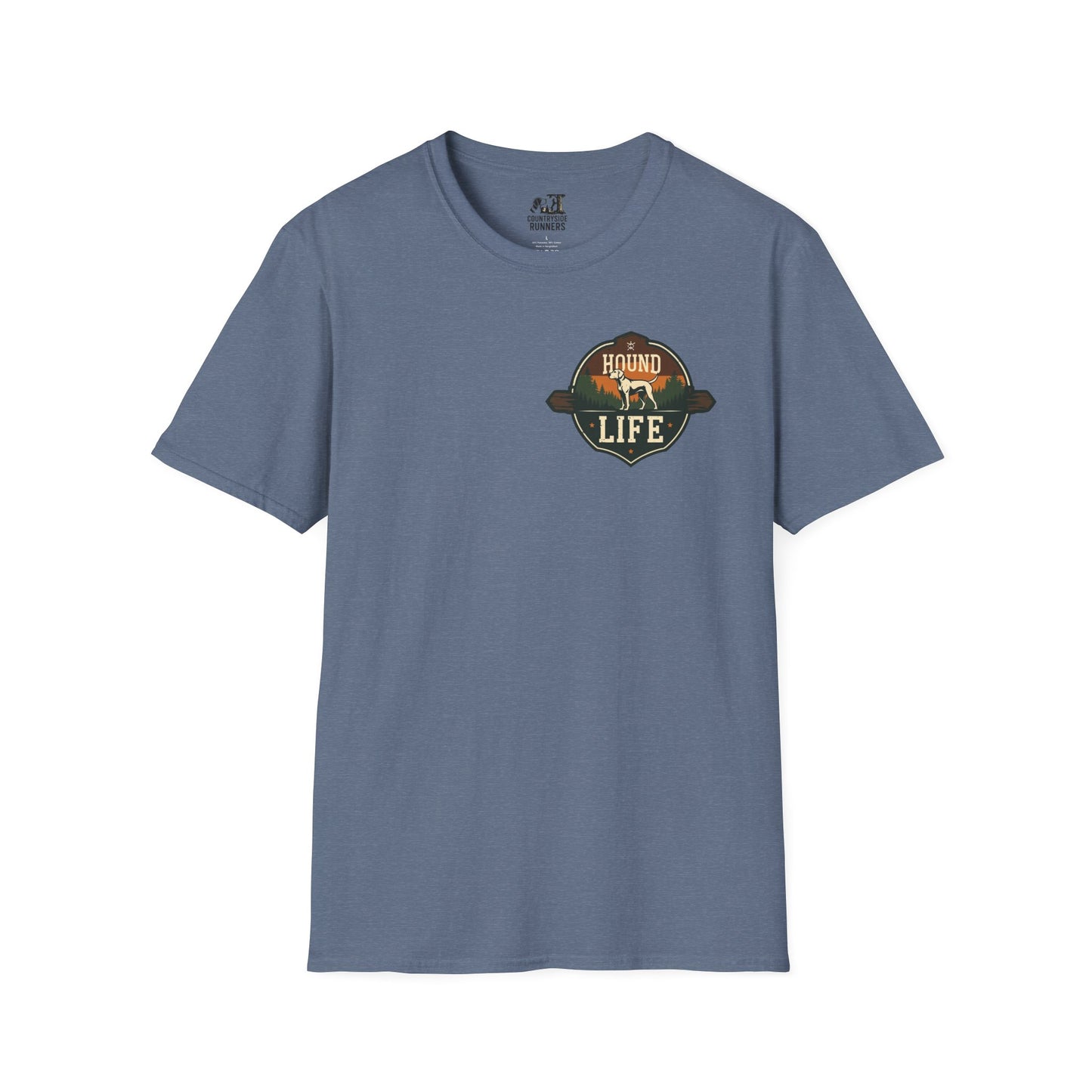 Countryside Runners Unisex Softstyle T-Shirt | Dog Lover Gift, Outdoor Activity Tee, Casual Wear, Pet Enthusiast Shirt, Nature Lover Apparel