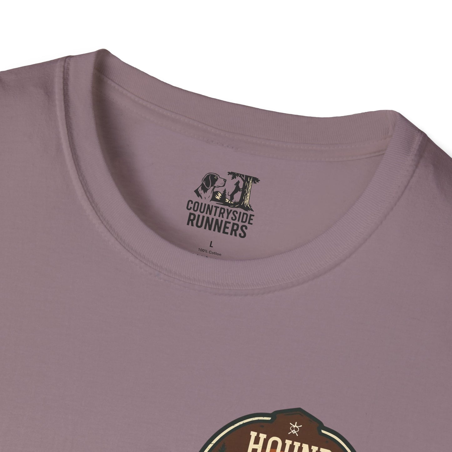 Countryside Runners Unisex Softstyle T-Shirt | Dog Lover Gift, Outdoor Activity Tee, Casual Wear, Pet Enthusiast Shirt, Nature Lover Apparel