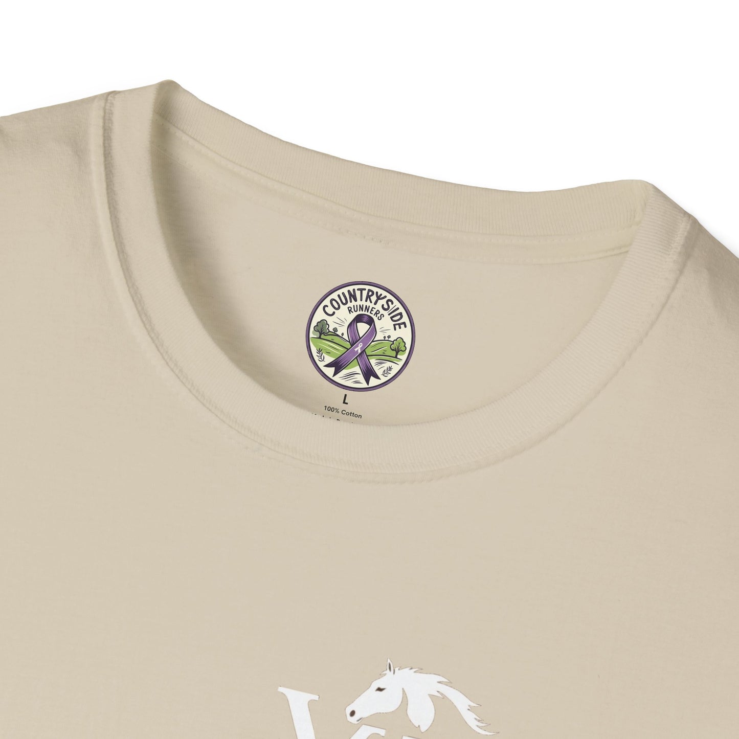 Vigue Equine LLC Merch for Countryside Runners- soft style t-shirt