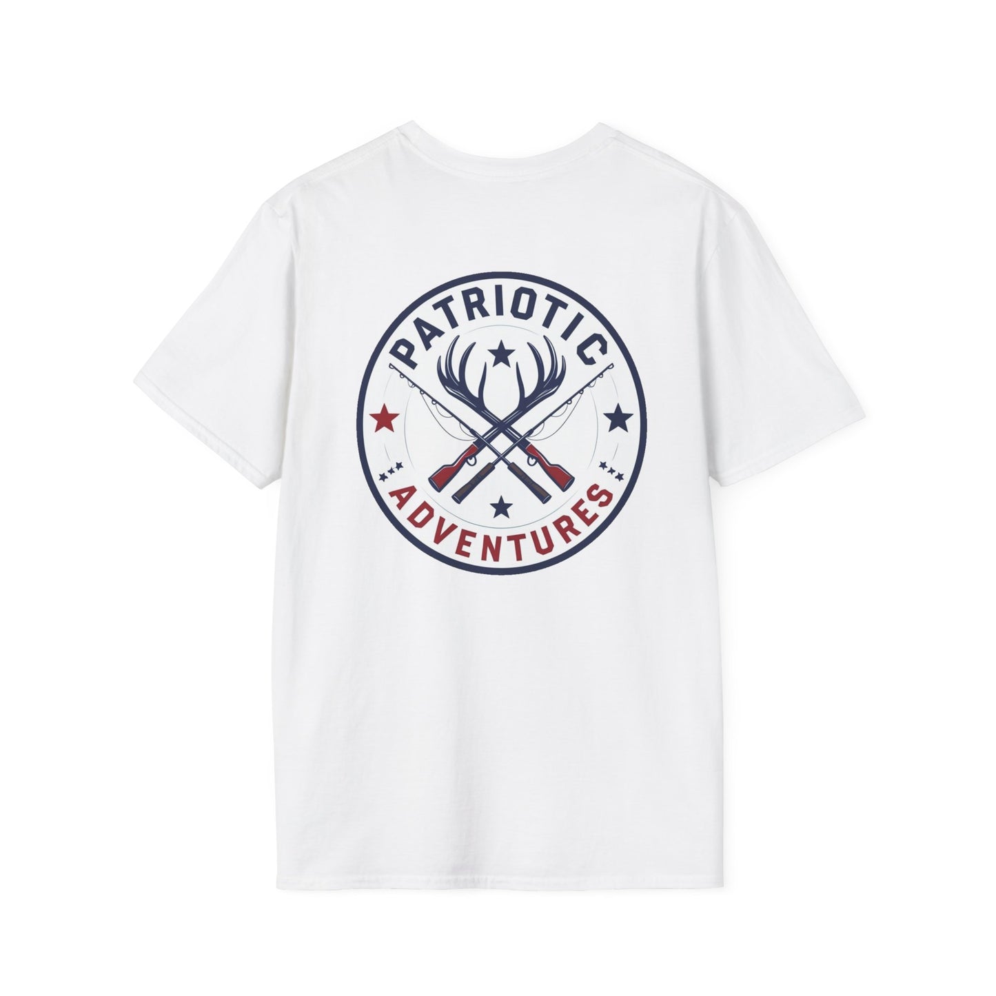 Patriotic Adventures T-Shirt | Outdoor Enthusiast Gear, Camping Tee, Hunting Apparel, Gift for Dads, Summer Adventure Wear