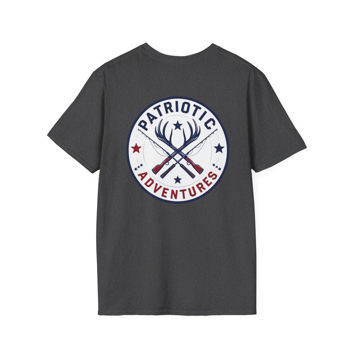 Patriotic Adventures T-Shirt | Outdoor Enthusiast Gear, Camping Tee, Hunting Apparel, Gift for Dads, Summer Adventure Wear