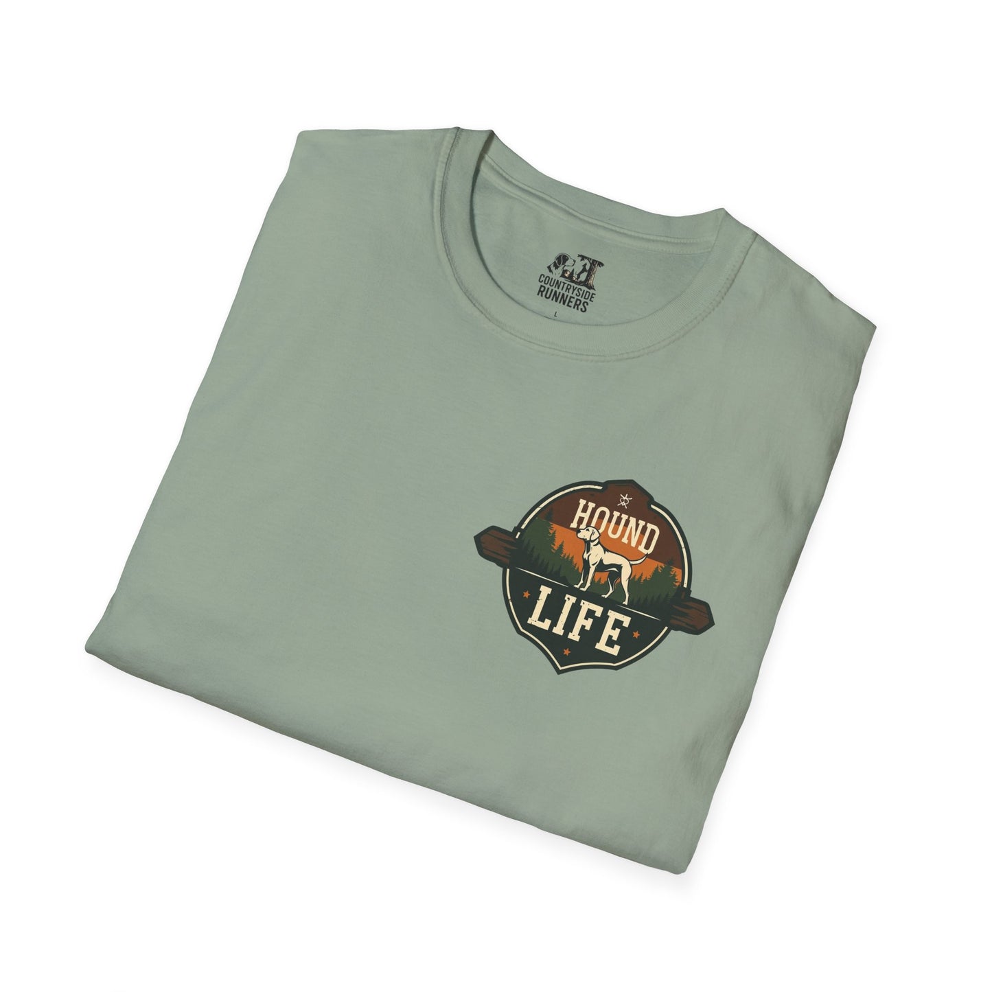 Countryside Runners Unisex Softstyle T-Shirt | Dog Lover Gift, Outdoor Activity Tee, Casual Wear, Pet Enthusiast Shirt, Nature Lover Apparel