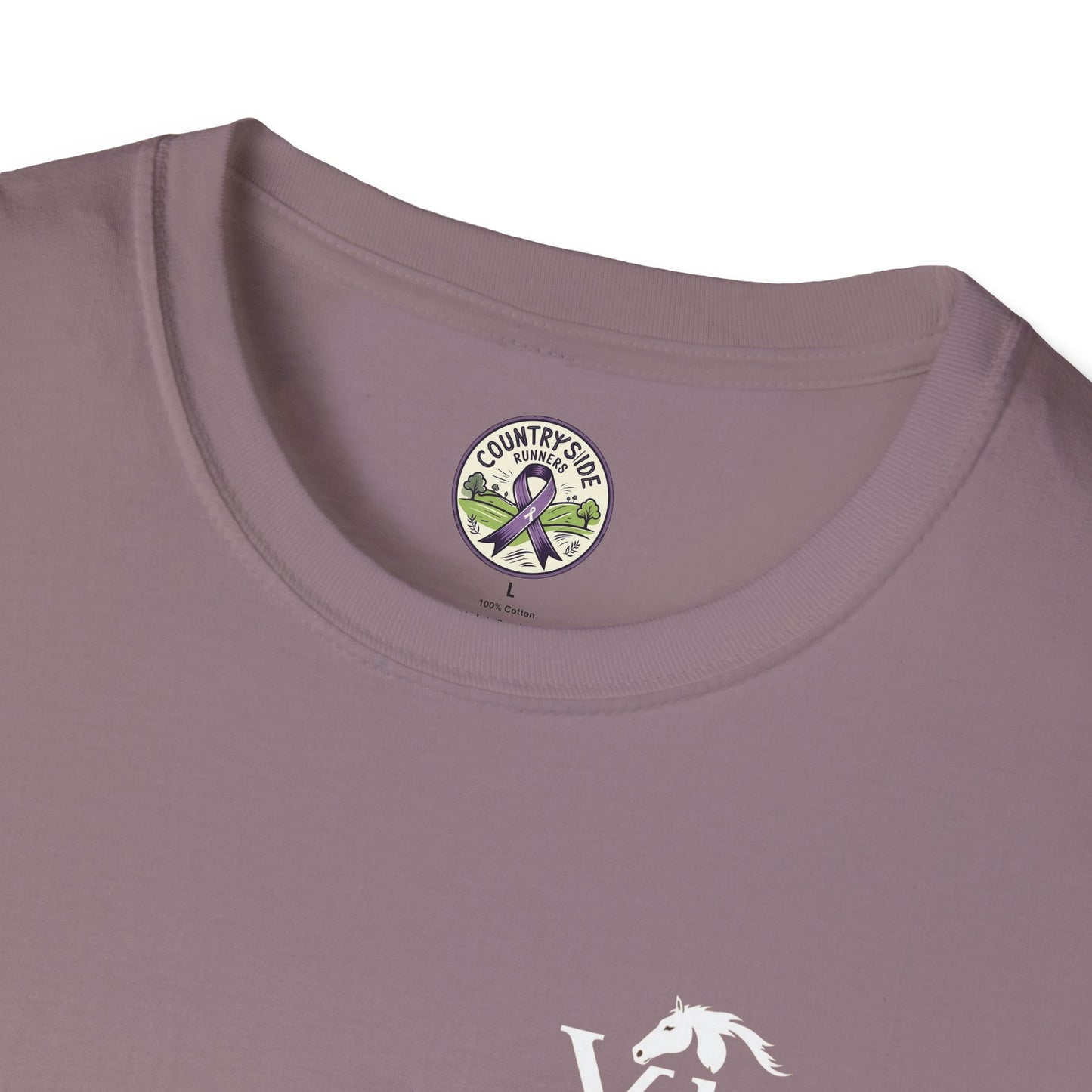 Vigue Equine LLC Merch for Countryside Runners- soft style t-shirt