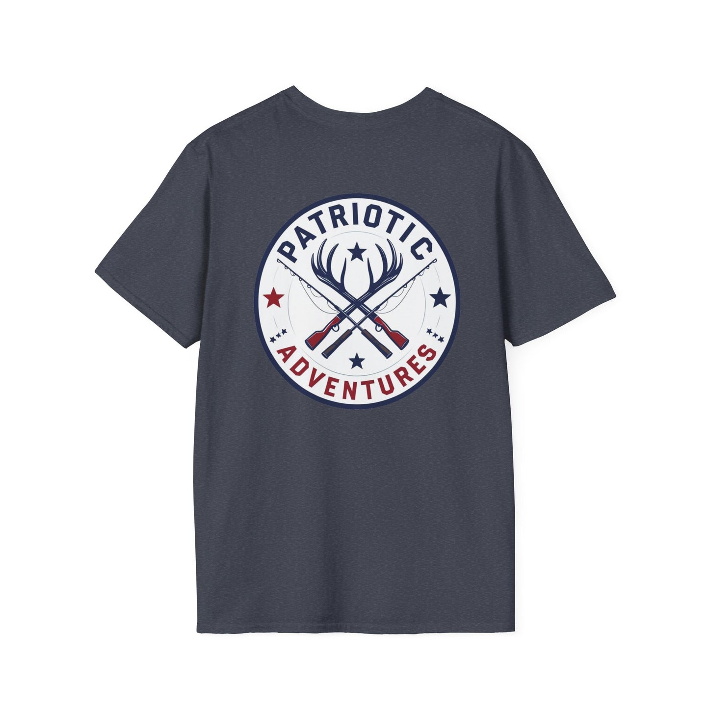 Patriotic Adventures T-Shirt | Outdoor Enthusiast Gear, Camping Tee, Hunting Apparel, Gift for Dads, Summer Adventure Wear
