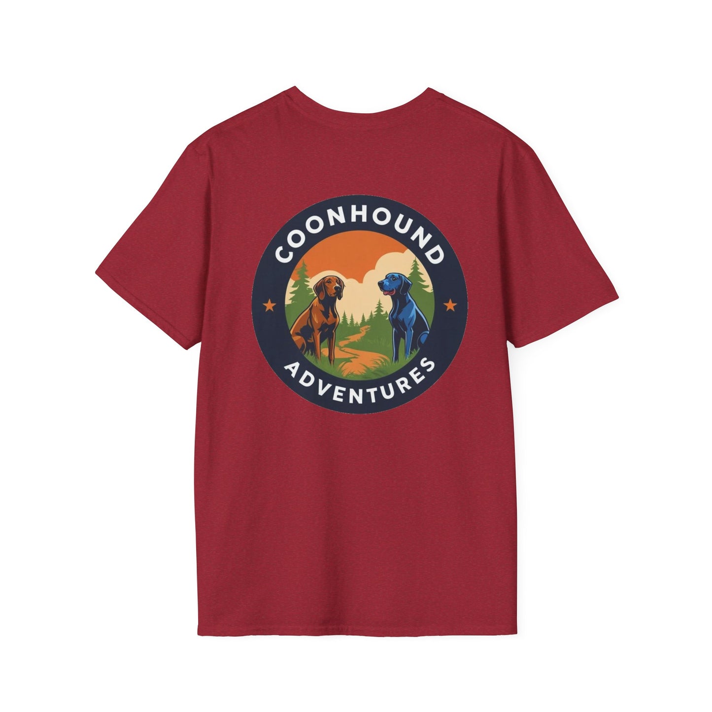 Coonhound Adventure T-Shirt, Dog Lover's Tee, Outdoor Enthusiast Gift, Animal Lover Apparel, Hiking Shirt, Nature Explorer Top