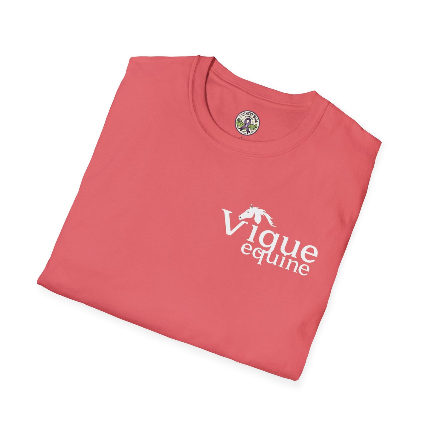 Vigue Equine LLC Merch for Countryside Runners- soft style t-shirt
