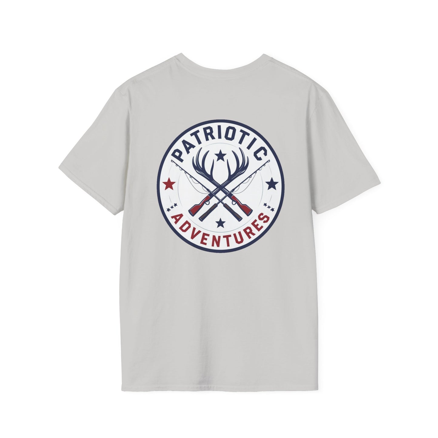Patriotic Adventures T-Shirt | Outdoor Enthusiast Gear, Camping Tee, Hunting Apparel, Gift for Dads, Summer Adventure Wear