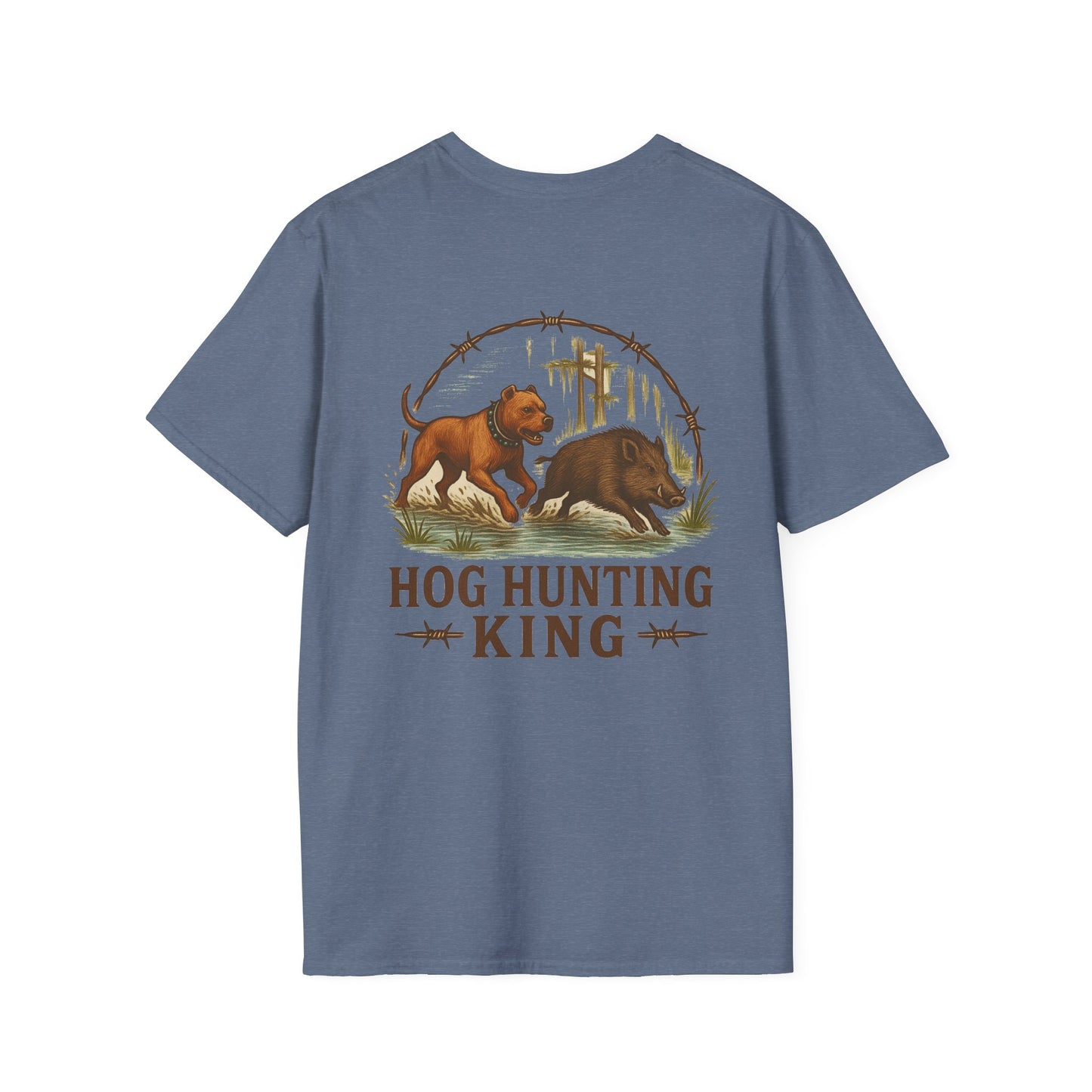 T-Shirt - Hog Hunting King Catch Dog Love