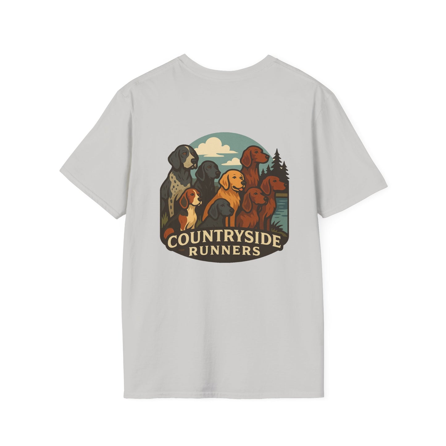 Dog Runners T-Shirt, Perfect Gift for Hunters, Outdoor Enthusiasts, Casual Wear, Wildlife Lovers, Adventure Apparel