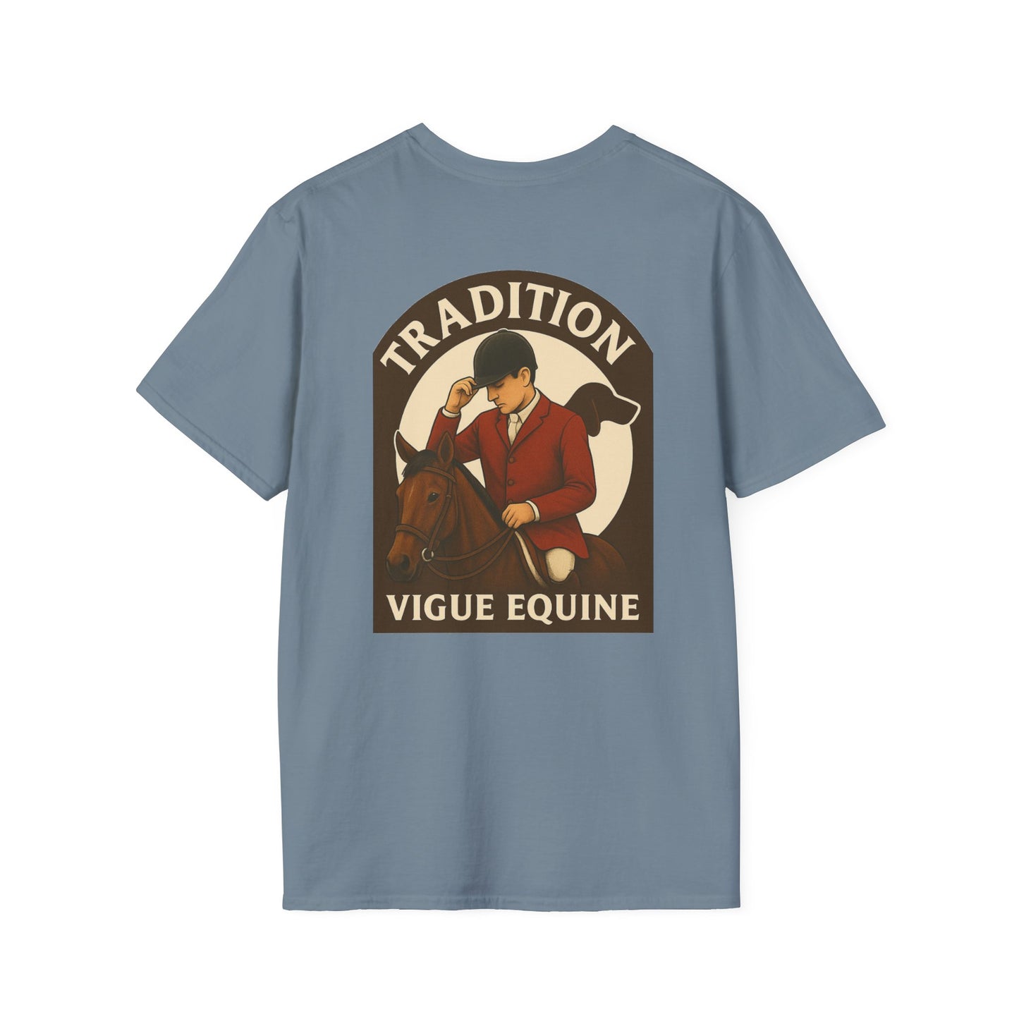 Vigue Equine Tips Hat Unisex T-Shirt - Equestrian Design
