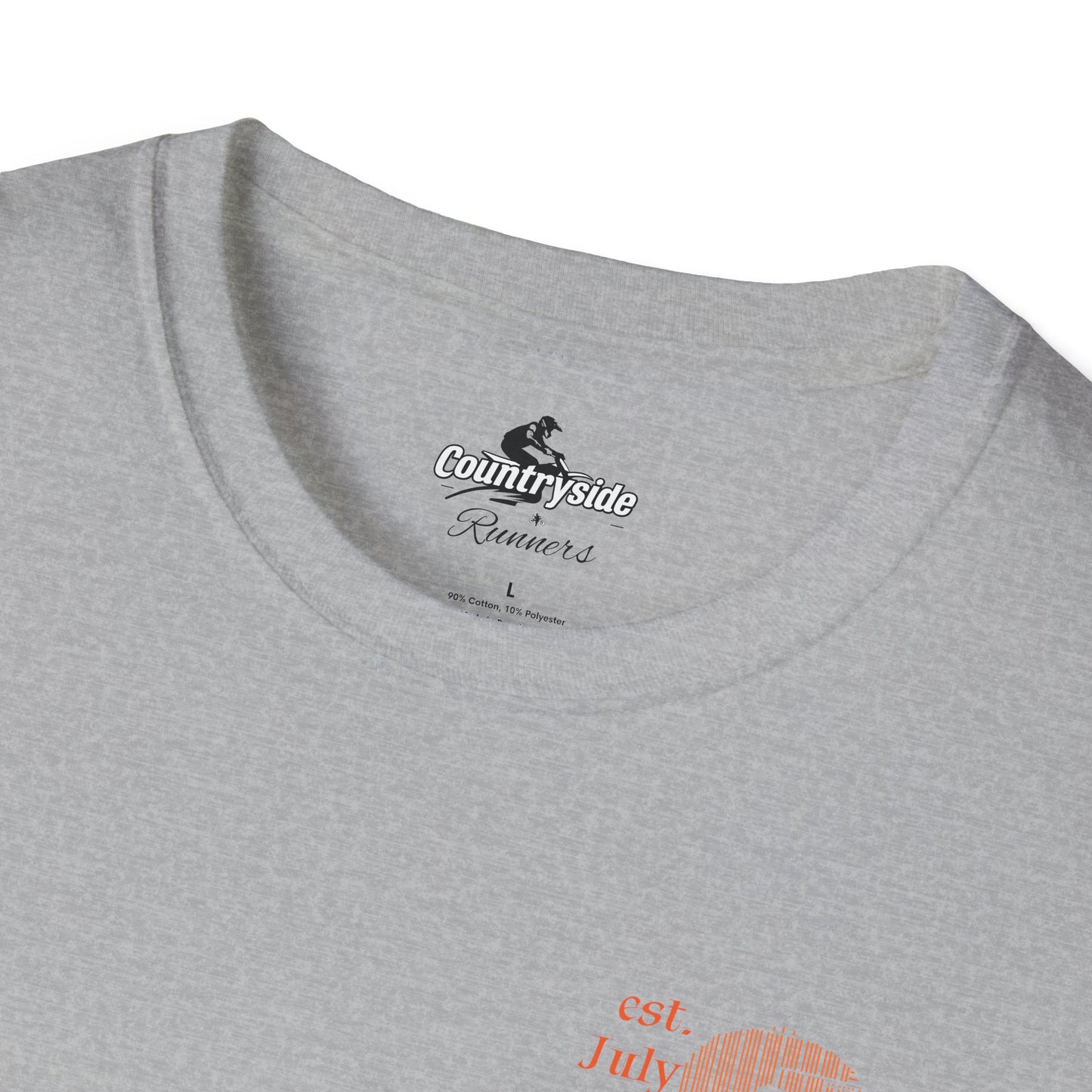 We don’t clock out Countryside Runners brand T-shirt