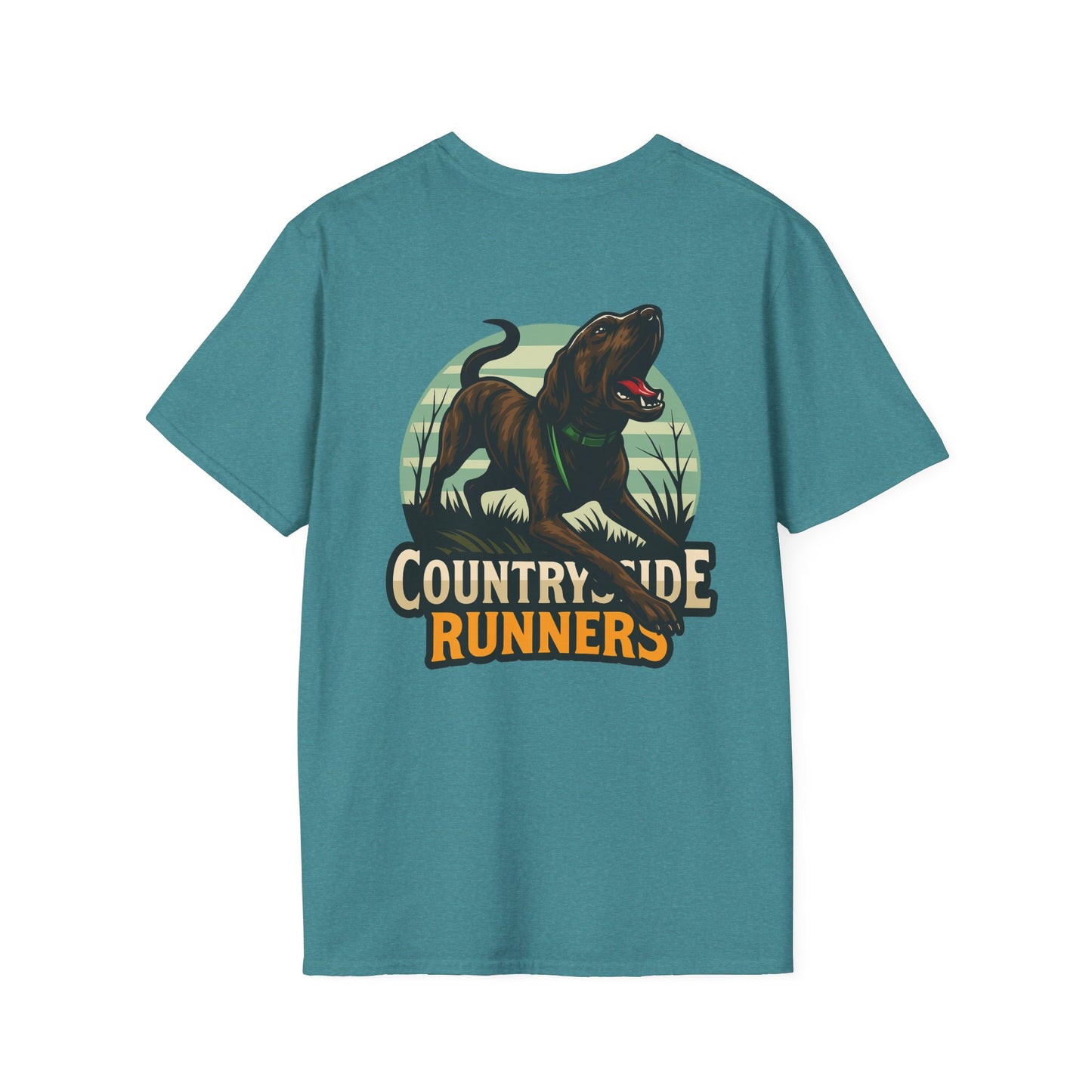 Country Side Runners plott hound T-Shirt, Unisex Dog Lover Tee, Gift for Running Enthusiasts, Outdoor Adventure Apparel, Nature-Themed Shirt
