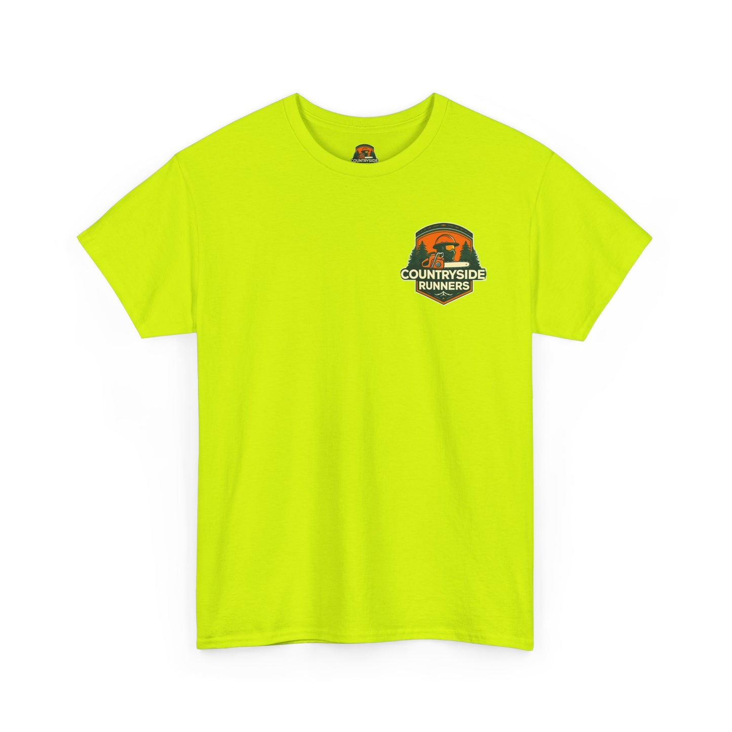 Blue collar line- Timber Tech Unisex Heavy Cotton Tee - Casual Nature Shirt, Outdoor Adventure Tee, Gifts for Forest Lovers, Eco-Friendly Apparel, Summer Wear