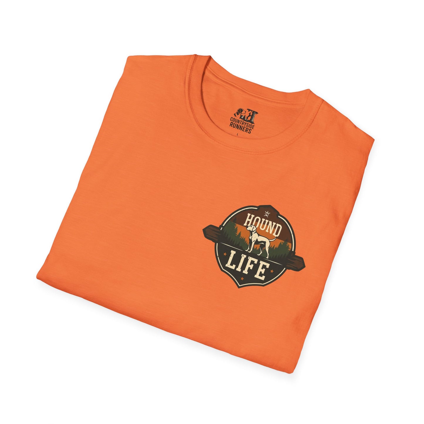 Countryside Runners Unisex Softstyle T-Shirt | Dog Lover Gift, Outdoor Activity Tee, Casual Wear, Pet Enthusiast Shirt, Nature Lover Apparel