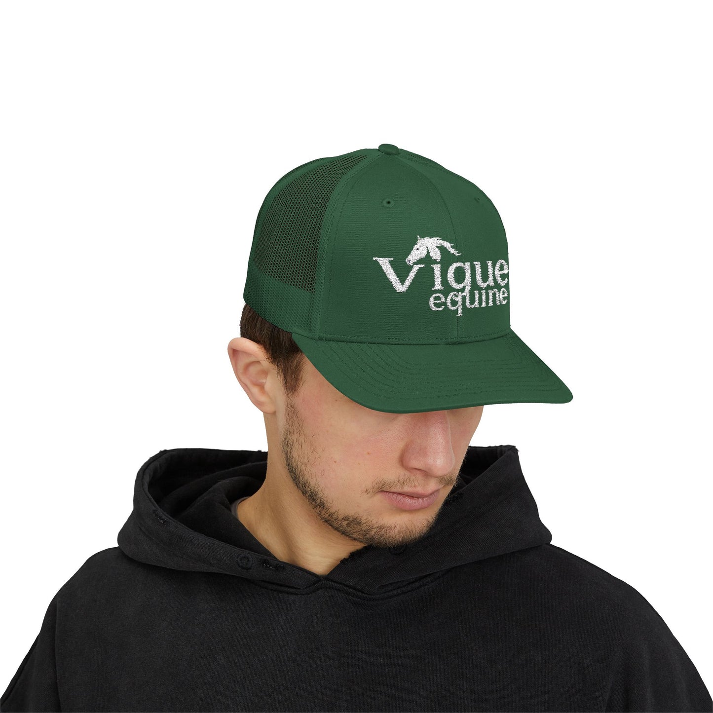 Vigue equine LLC Equestrian Snapback Trucker Cap, Adjustable Horse Rider Hat, Outdoor Sports Cap, Gift for Horse Lovers, Fun Western Style Headwear
