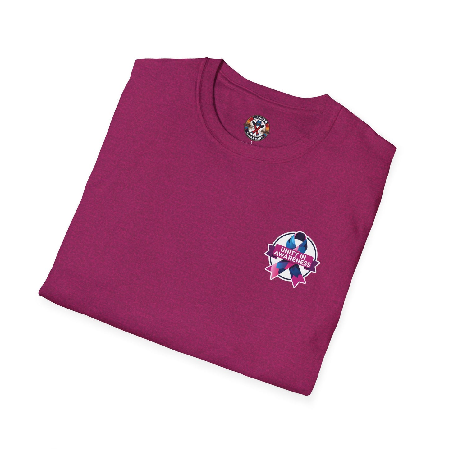 Cancer Warriors Unisex T-Shirt | Softstyle Tee for Support & Awareness, Gift for Fighters, Survivors, Fundraisers, Motivational Wear