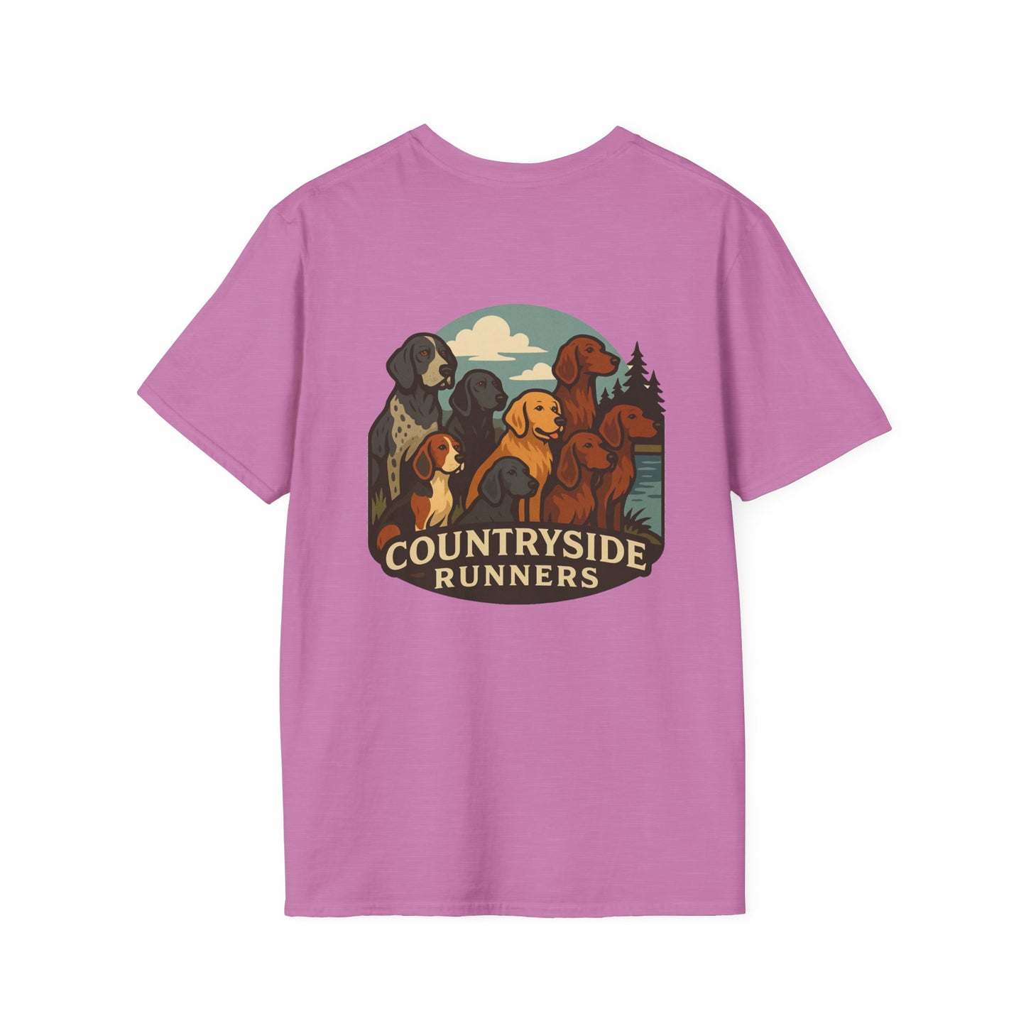 Dog Runners T-Shirt, Perfect Gift for Hunters, Outdoor Enthusiasts, Casual Wear, Wildlife Lovers, Adventure Apparel