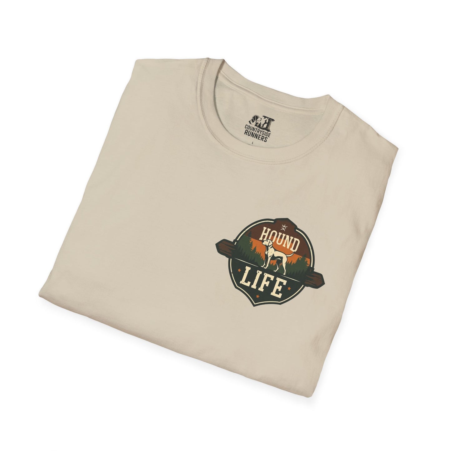 Countryside Runners Unisex Softstyle T-Shirt | Dog Lover Gift, Outdoor Activity Tee, Casual Wear, Pet Enthusiast Shirt, Nature Lover Apparel