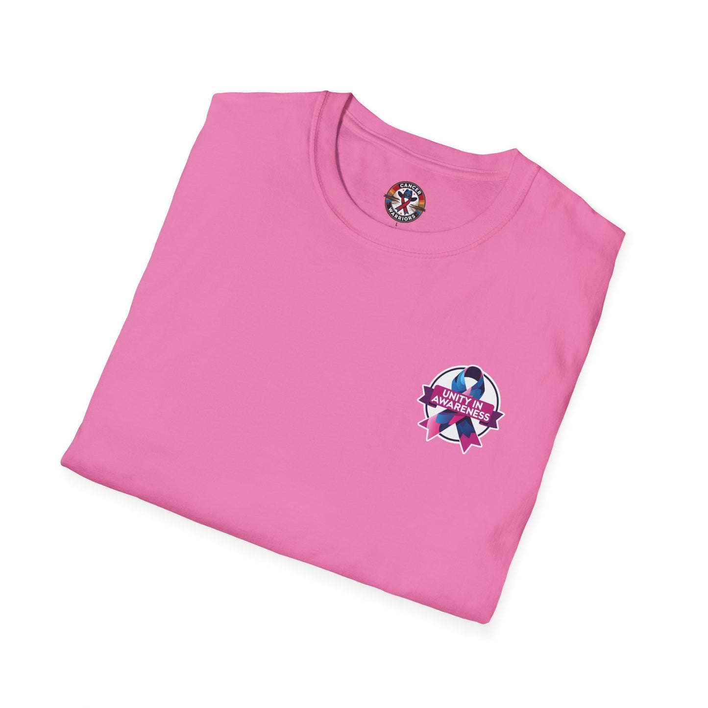 Cancer Warriors Unisex T-Shirt | Softstyle Tee for Support & Awareness, Gift for Fighters, Survivors, Fundraisers, Motivational Wear