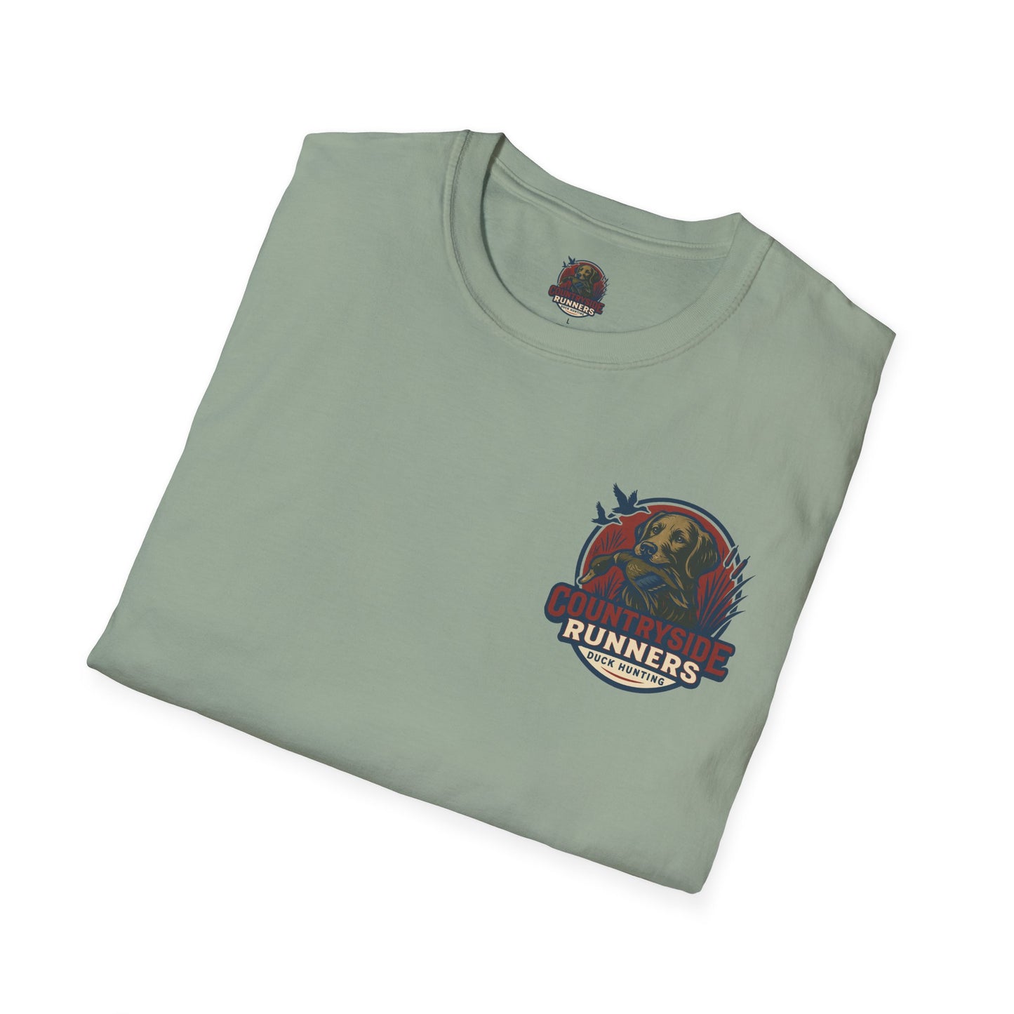 Duck Hunting Runners T-Shirt, Perfect Gift for Hunters, Outdoor Enthusiasts, Casual Wear, Wildlife Lovers, Adventure Apparel