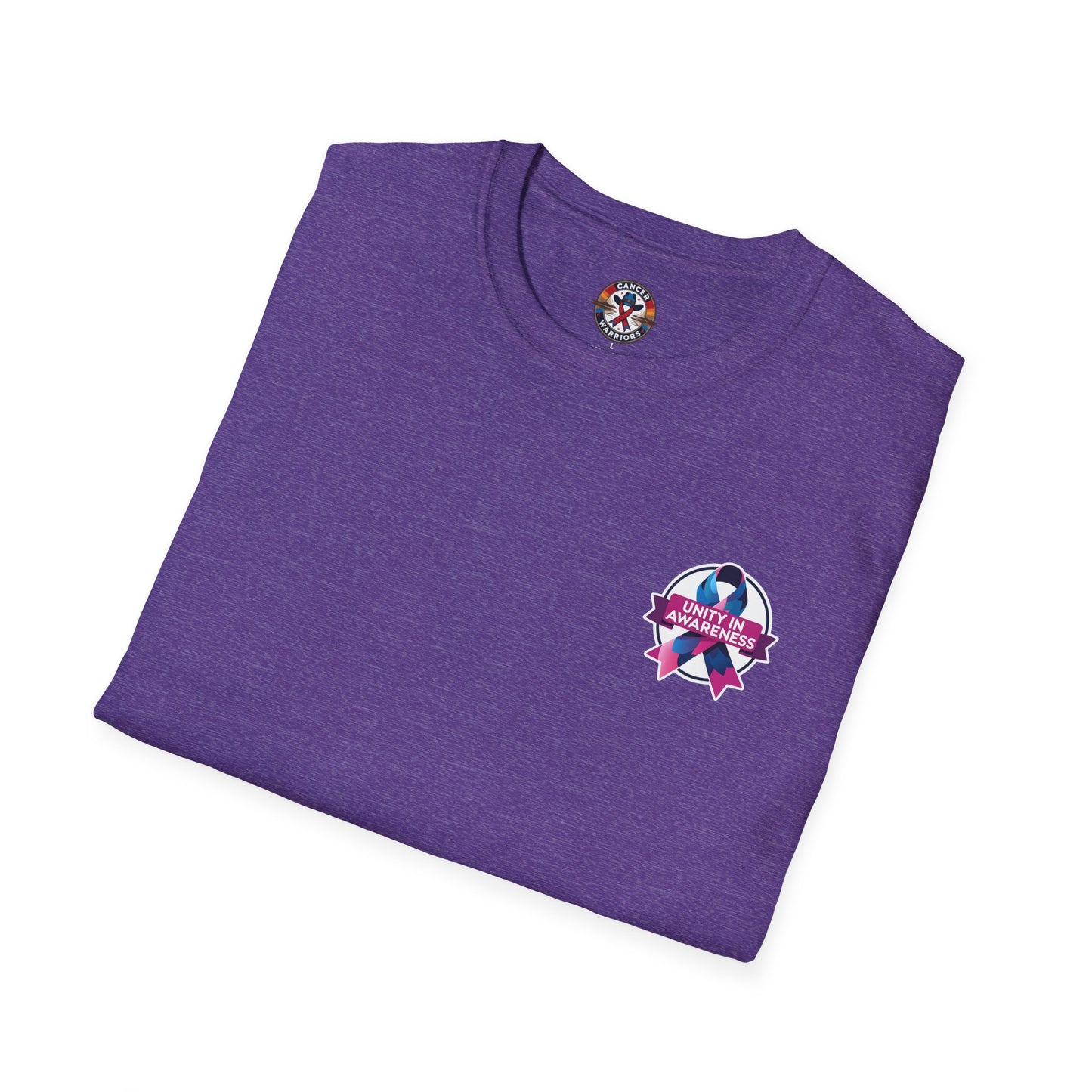 Cancer Warriors Unisex T-Shirt | Softstyle Tee for Support & Awareness, Gift for Fighters, Survivors, Fundraisers, Motivational Wear