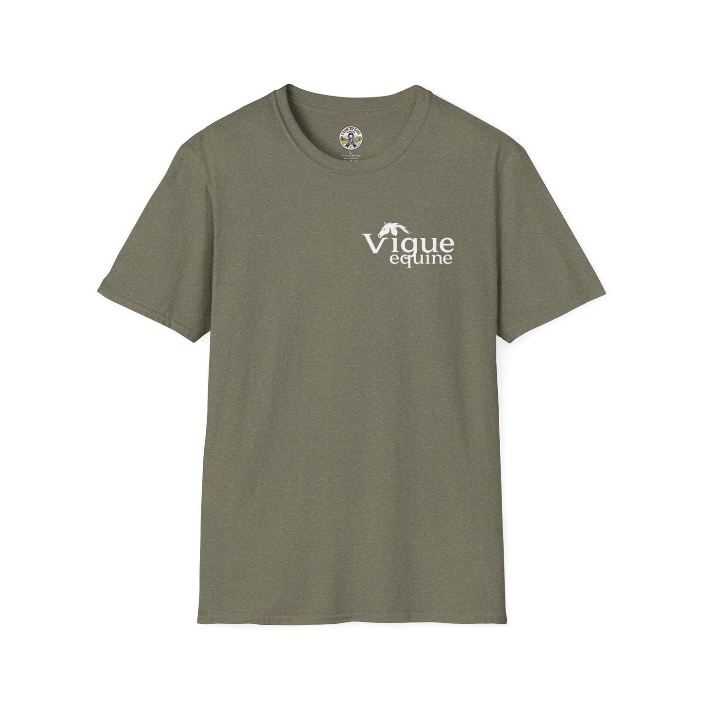 Vigue Equine LLC Merch for Countryside Runners- soft style t-shirt