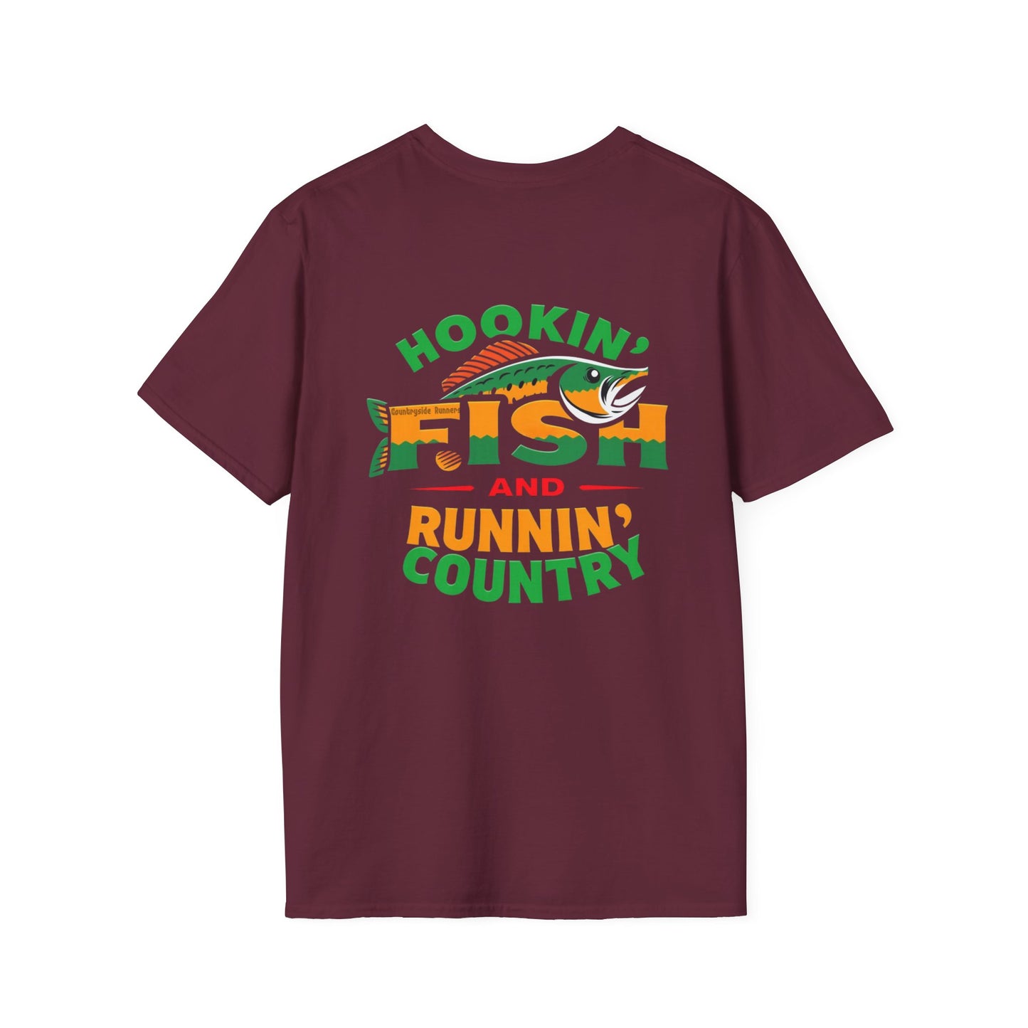 Countryside Fishing T-Shirt - rods and country
