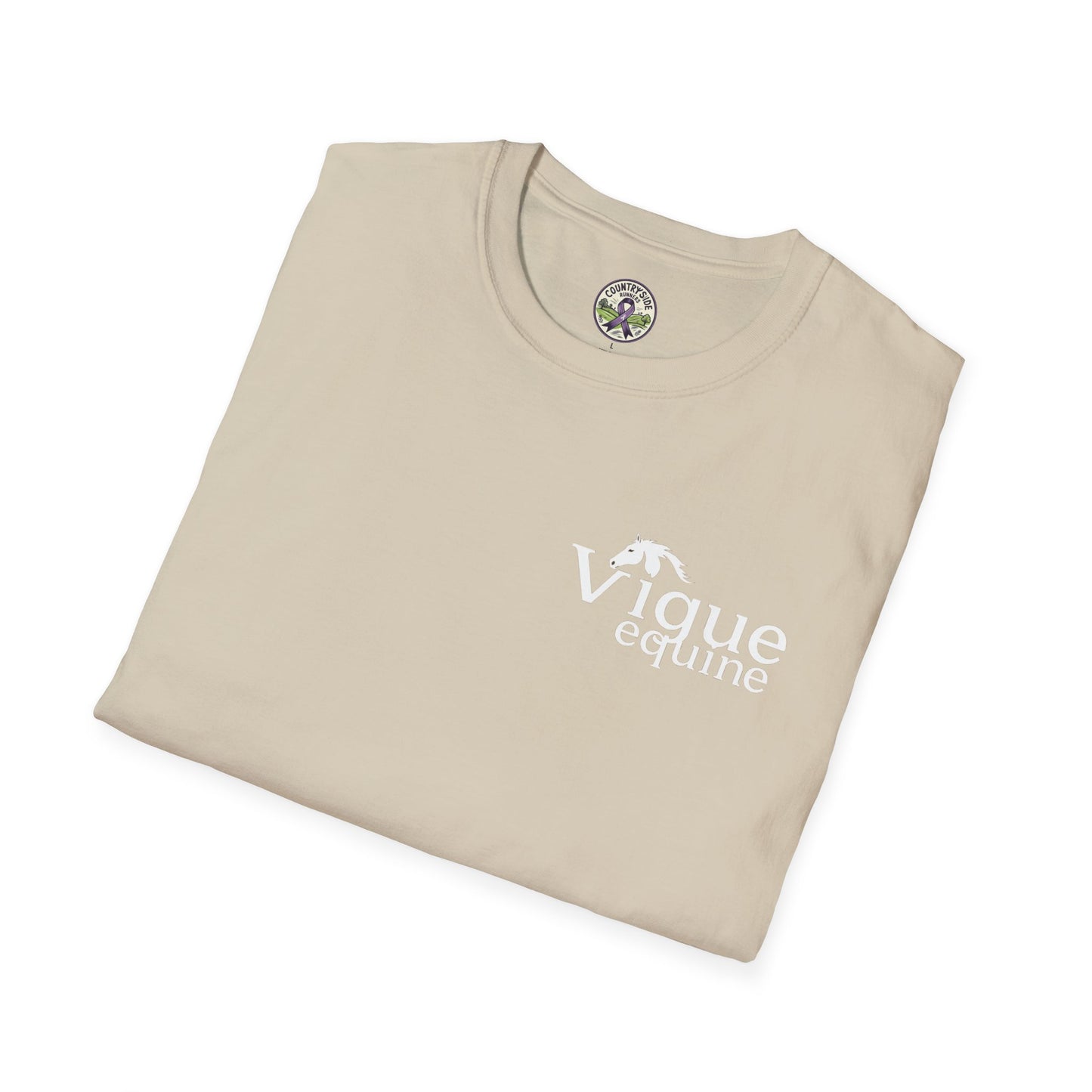 Vigue Equine LLC Merch for Countryside Runners- soft style t-shirt