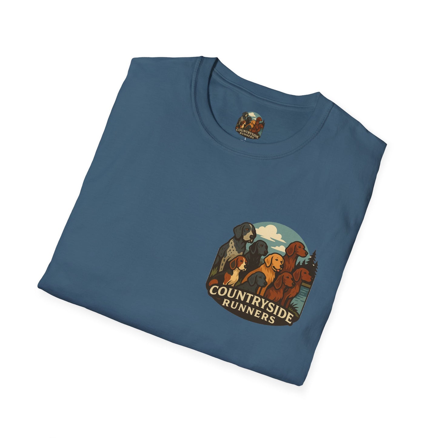 Dog Runners T-Shirt, Perfect Gift for Hunters, Outdoor Enthusiasts, Casual Wear, Wildlife Lovers, Adventure Apparel