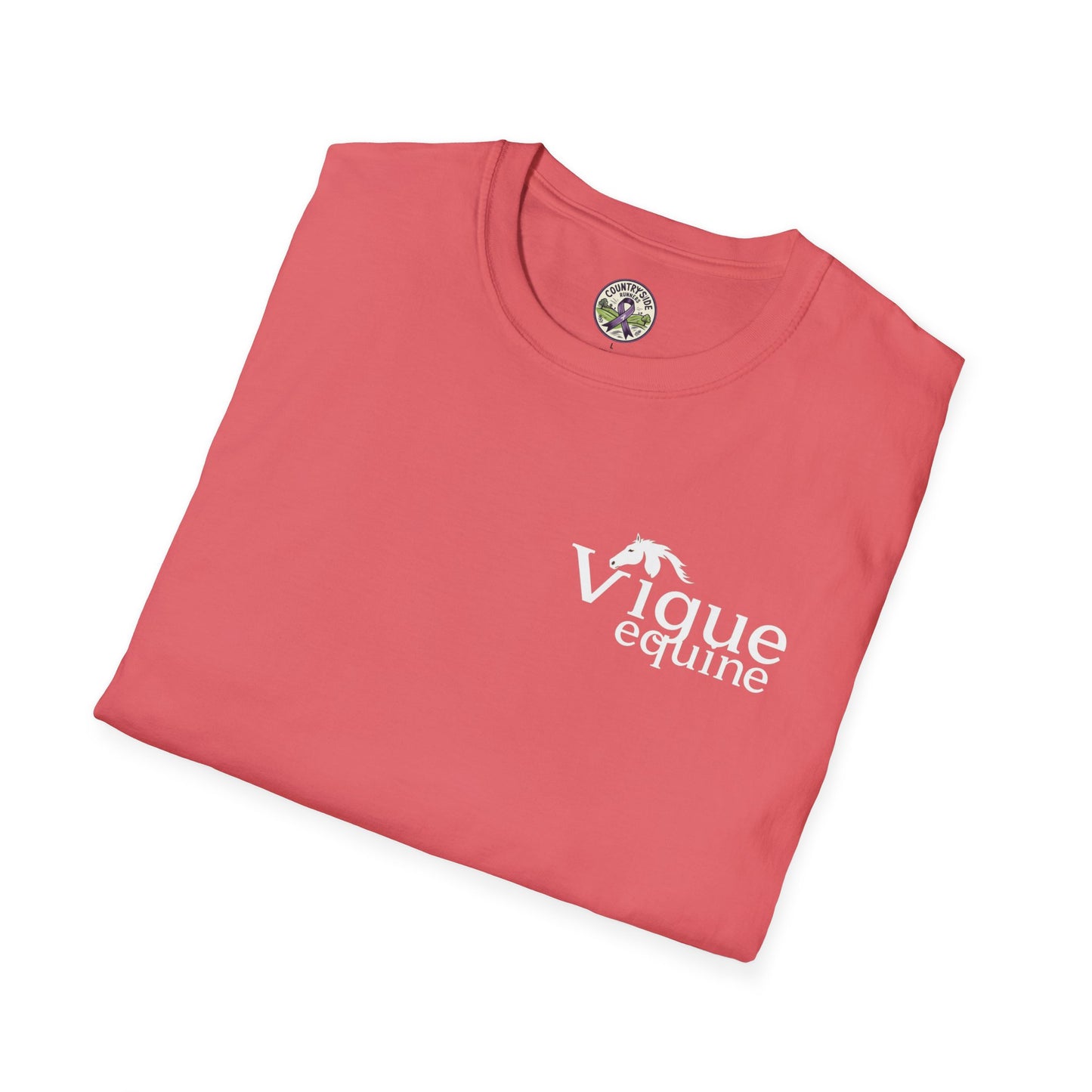 Vigue Equine LLC Merch for Countryside Runners- soft style t-shirt