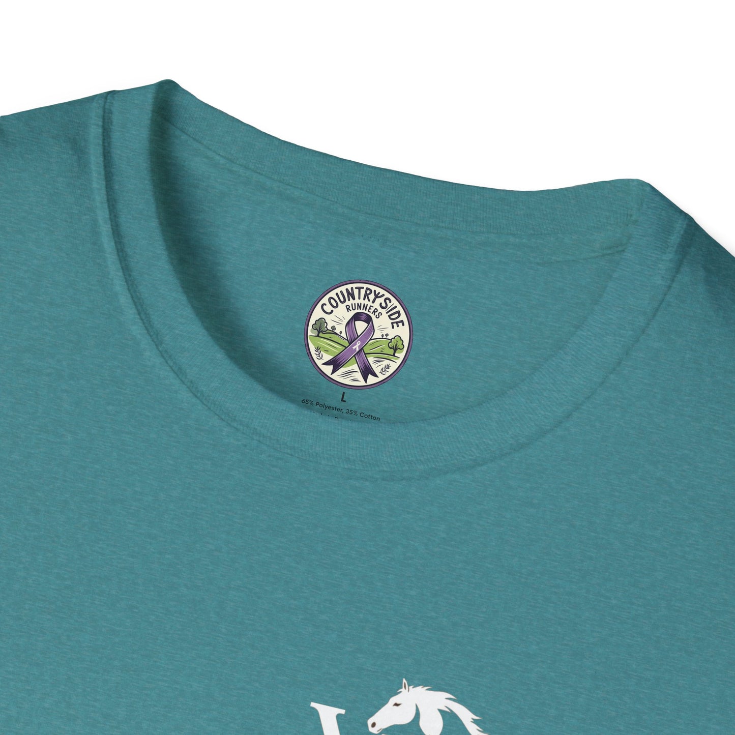 Vigue Equine LLC Merch for Countryside Runners- soft style t-shirt