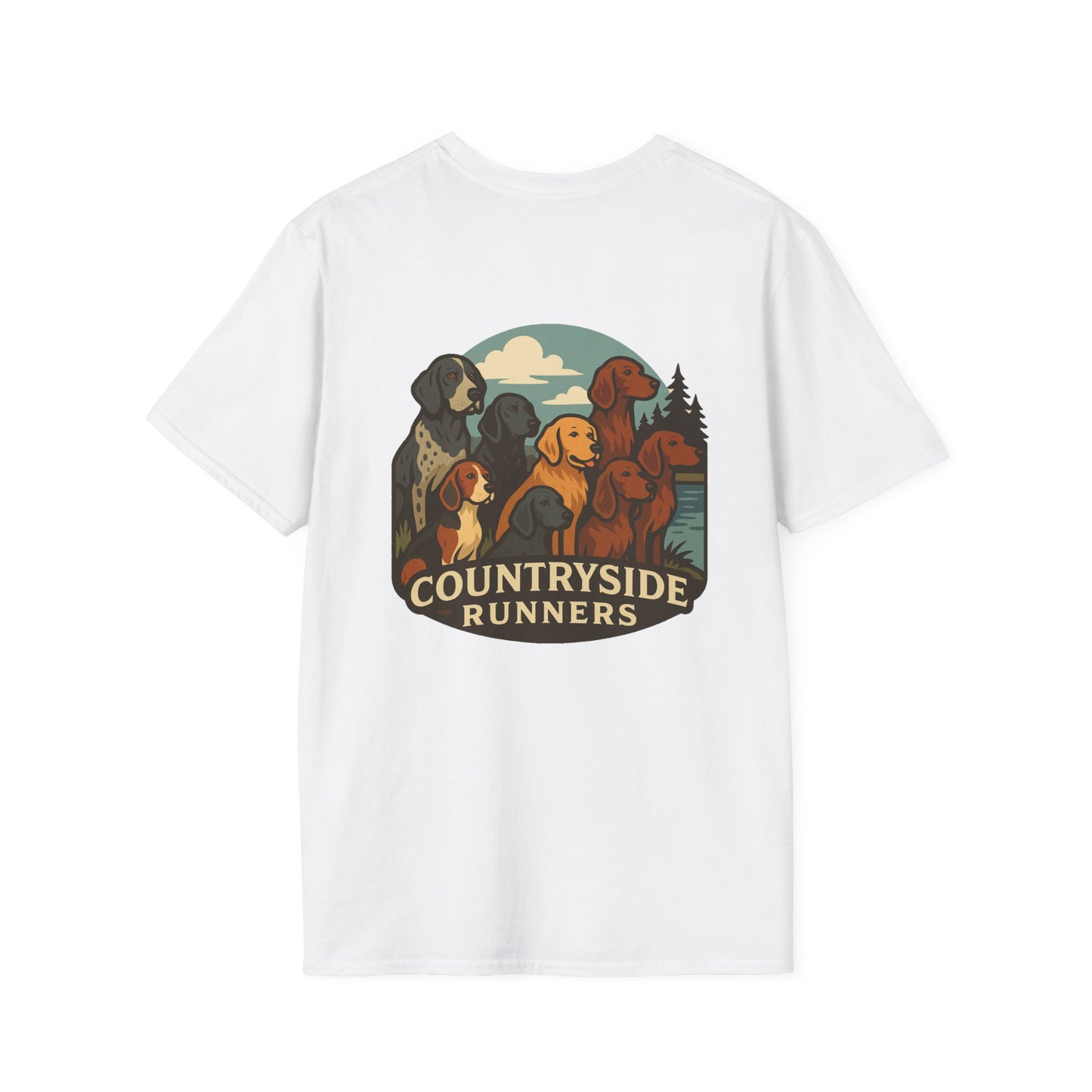 Dog Runners T-Shirt, Perfect Gift for Hunters, Outdoor Enthusiasts, Casual Wear, Wildlife Lovers, Adventure Apparel