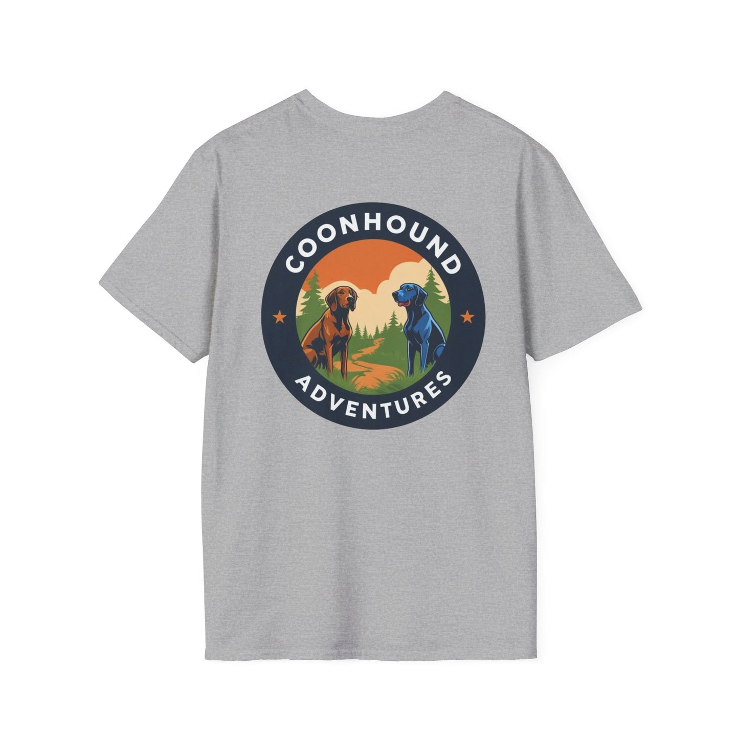 Coonhound Adventure T-Shirt, Dog Lover's Tee, Outdoor Enthusiast Gift, Animal Lover Apparel, Hiking Shirt, Nature Explorer Top