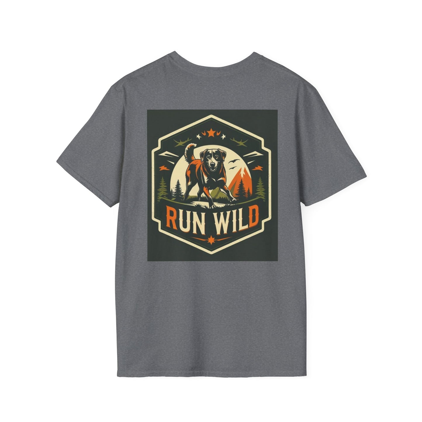 Wild Spirit Unisex T-Shirt - Perfect for Outdoor Lovers, Animal Enthusiasts, Gifts for Nature Lovers, Run Wild Tee, Adventure Apparel