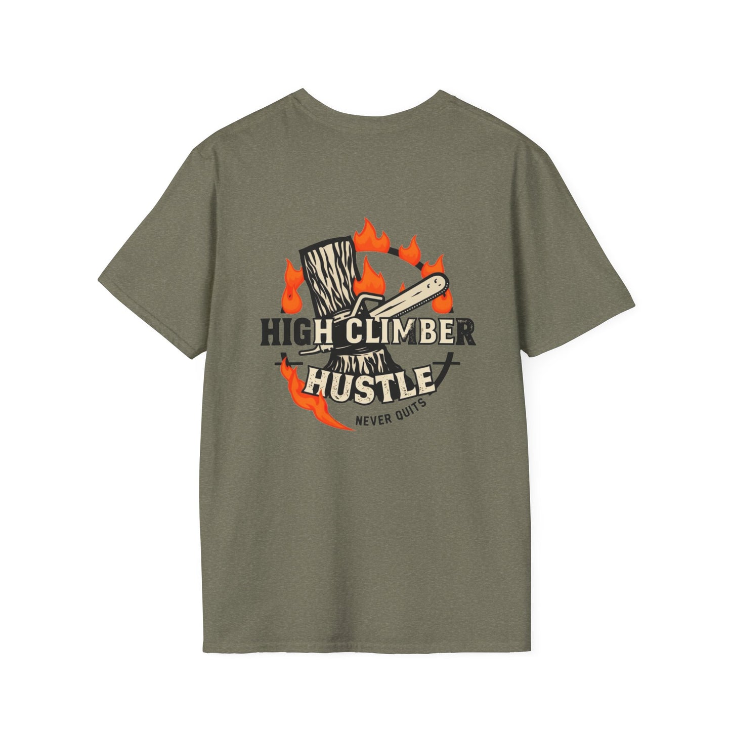 High climber hustle blue collar built Unisex T-Shirt - Blue Collar Countryside Runners Merch