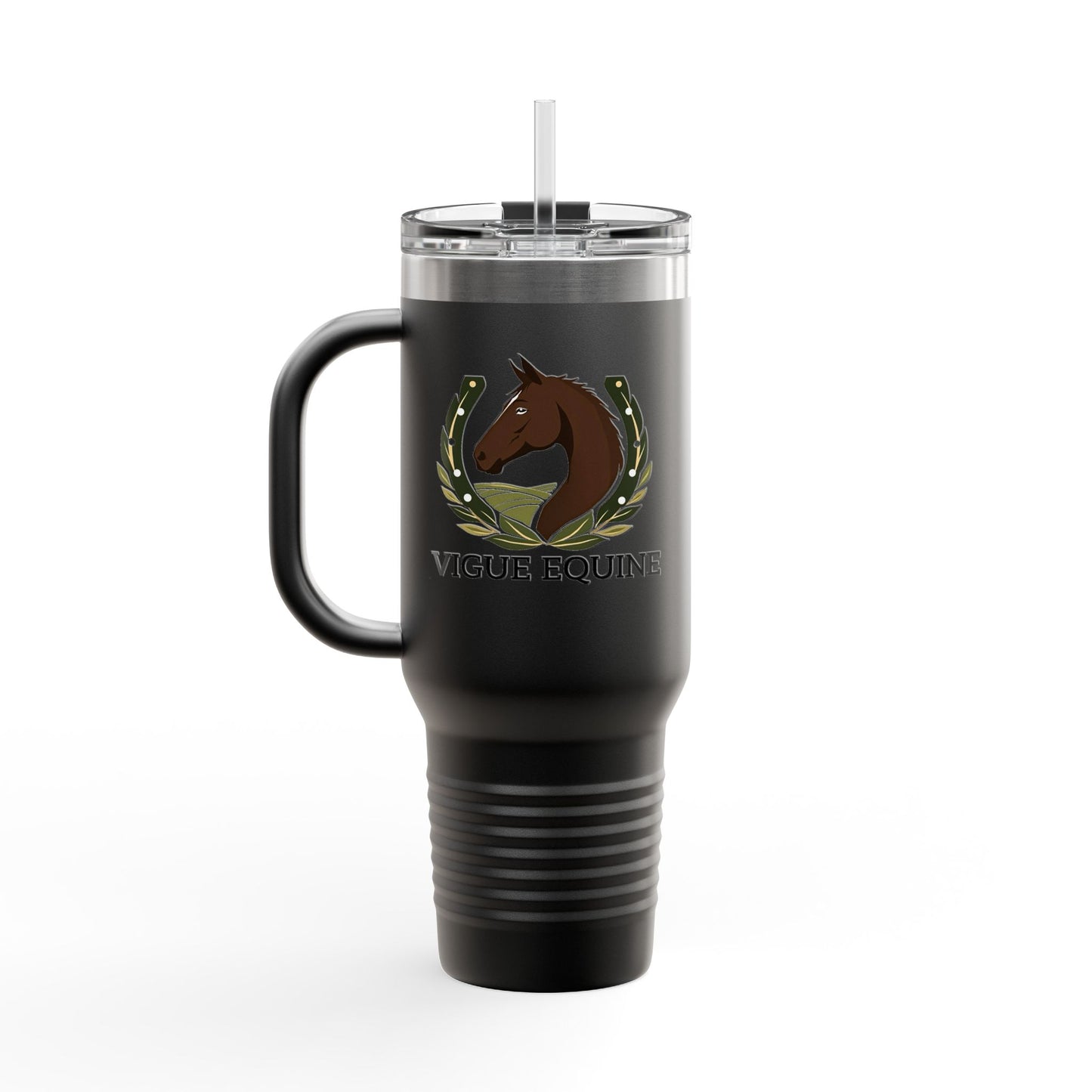 40 OZ Vigue Equine Insulated Travel Mug, 40oz - Perfect for Outdoor Adventures, Coffee Lovers, Gifts, Road Trips
