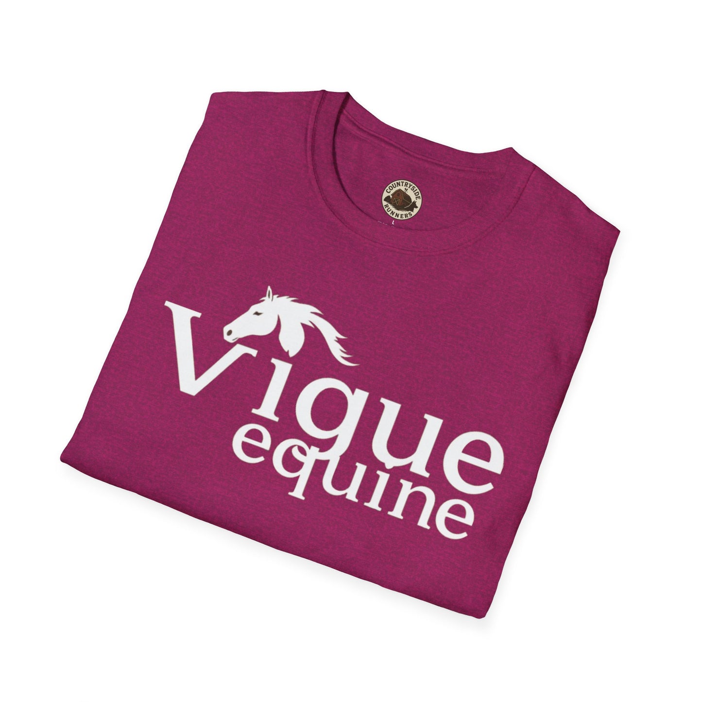 Vigue Equine Tips Hat Unisex T-Shirt - Equestrian Design