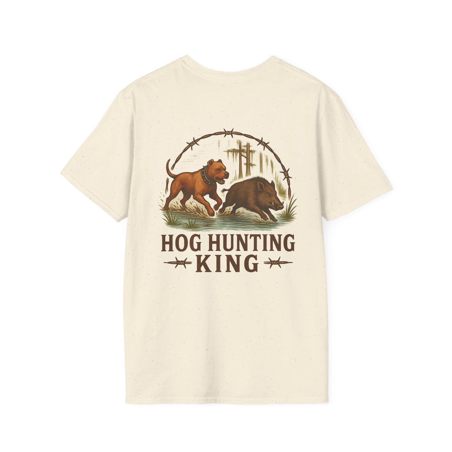 T-Shirt - Hog Hunting King Catch Dog Love