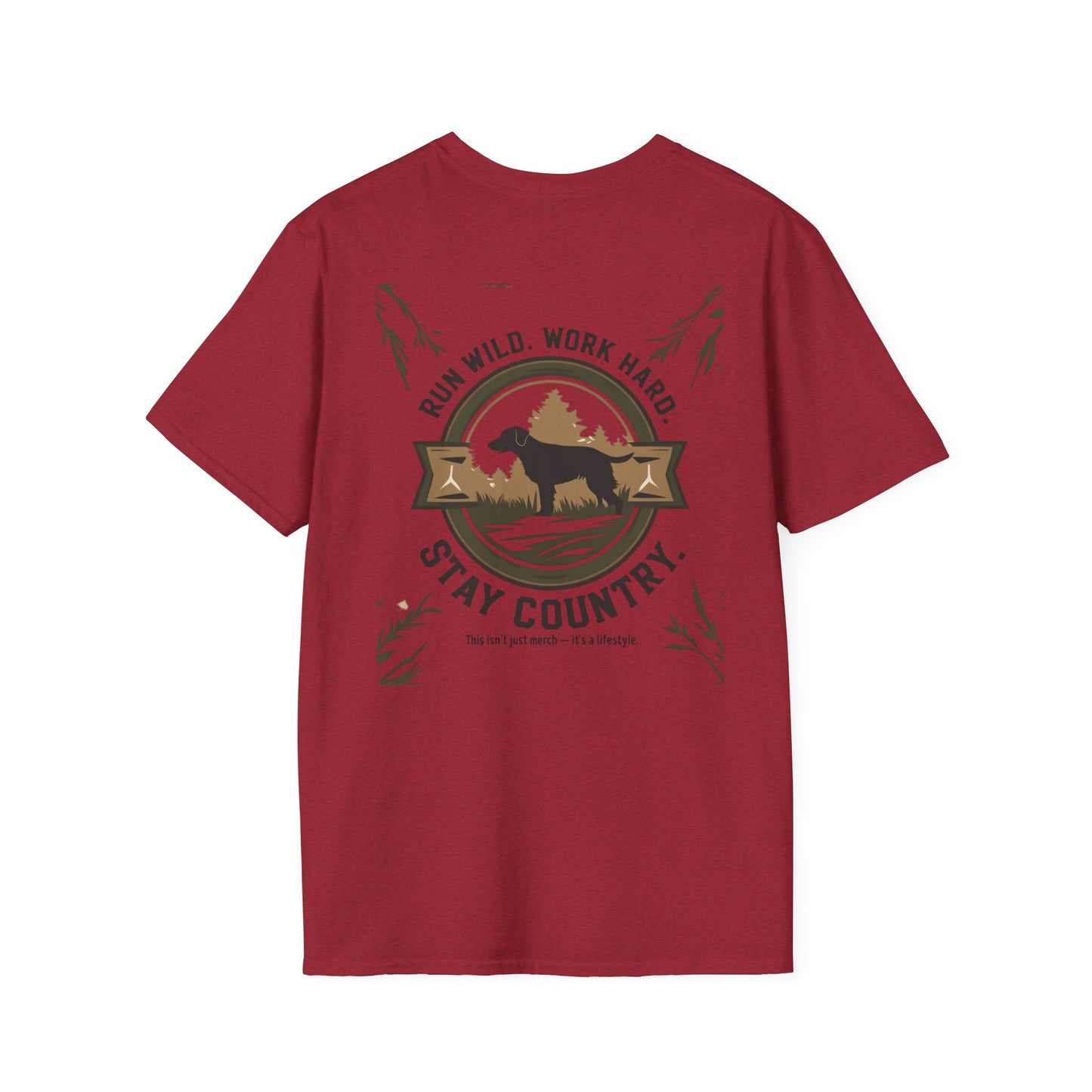 Countryside Runners T-Shirt, Rustic Outdoor Apparel, Gift for Dog Lovers, Hiking Shirt, Country Life Fashion