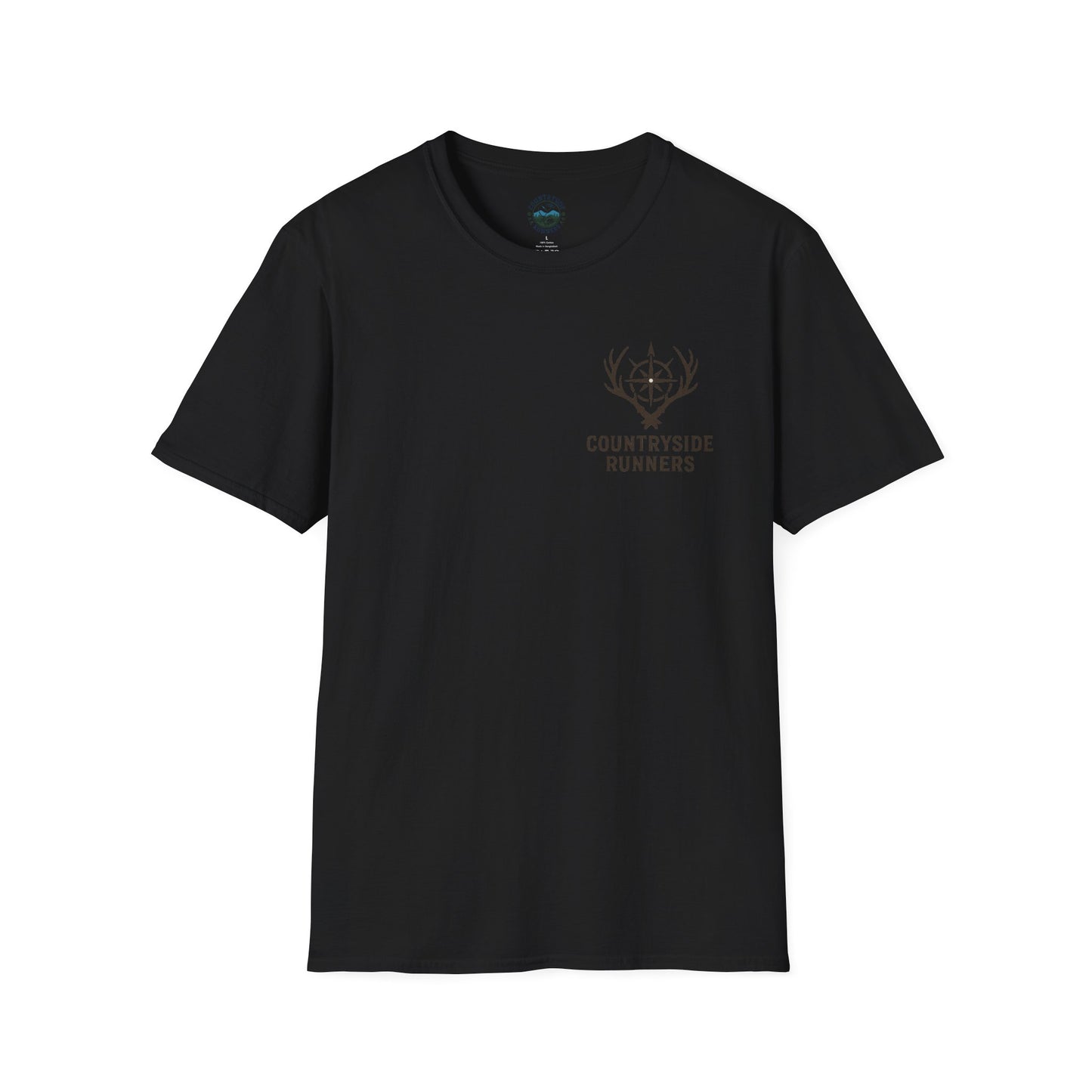 Countryside Runners T-Shirt, Rustic Outdoor Apparel, Gift for Dog Lovers, Hiking Shirt, Country Life Fashion