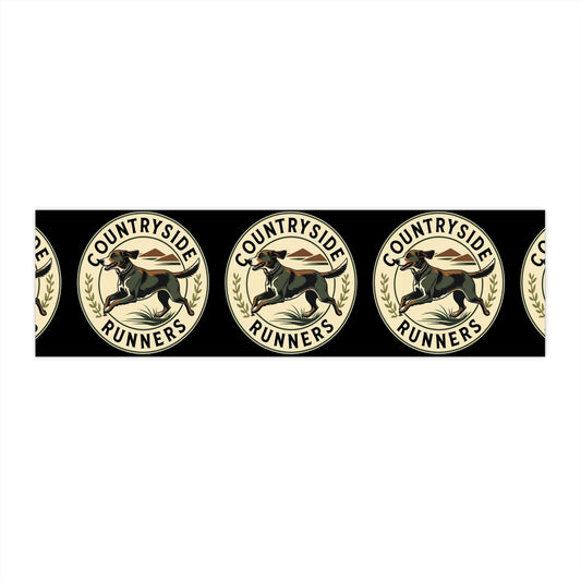 Countryside Runners Bumper Stickers | Vintage Dog Design Stickers for Car, RV, Laptop, Gift for Dog Lovers, Outdoor Enthusiasts